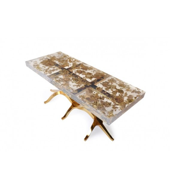 Billionaire Coffee Table 24ct Gold Leaf, Cocolea, , ,
