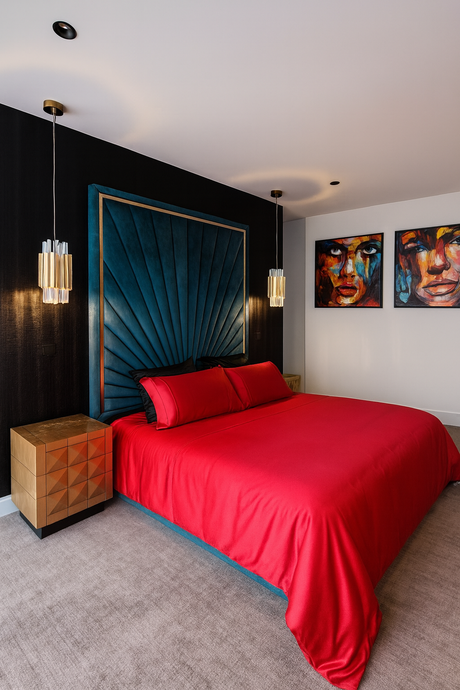 Monaco Art Deco Bed