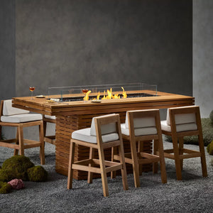 EcoSmart Fire Gin 90 Bar Fire Table – lifestyle