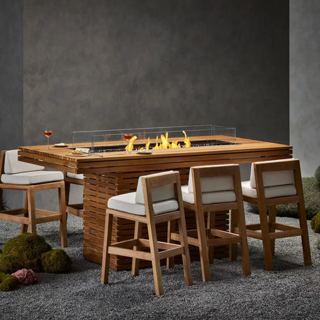 EcoSmart Fire Gin 90 Bar Fire Table – lifestyle