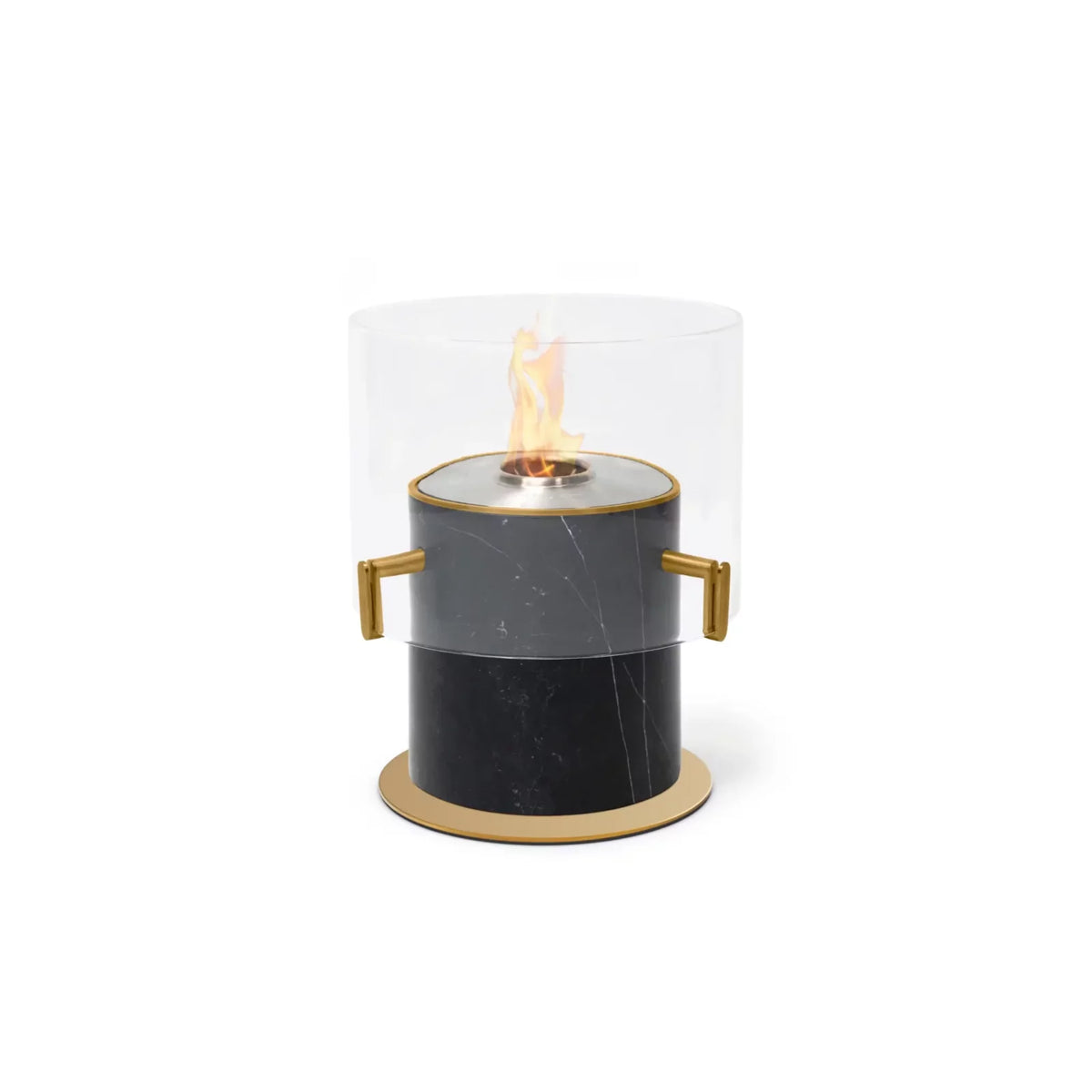 EcoSmart Fire Pillar 3L Designer Fireplace – Marble Black