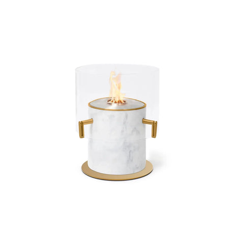 EcoSmart Fire Pillar 3L Designer Fireplace – Marble White