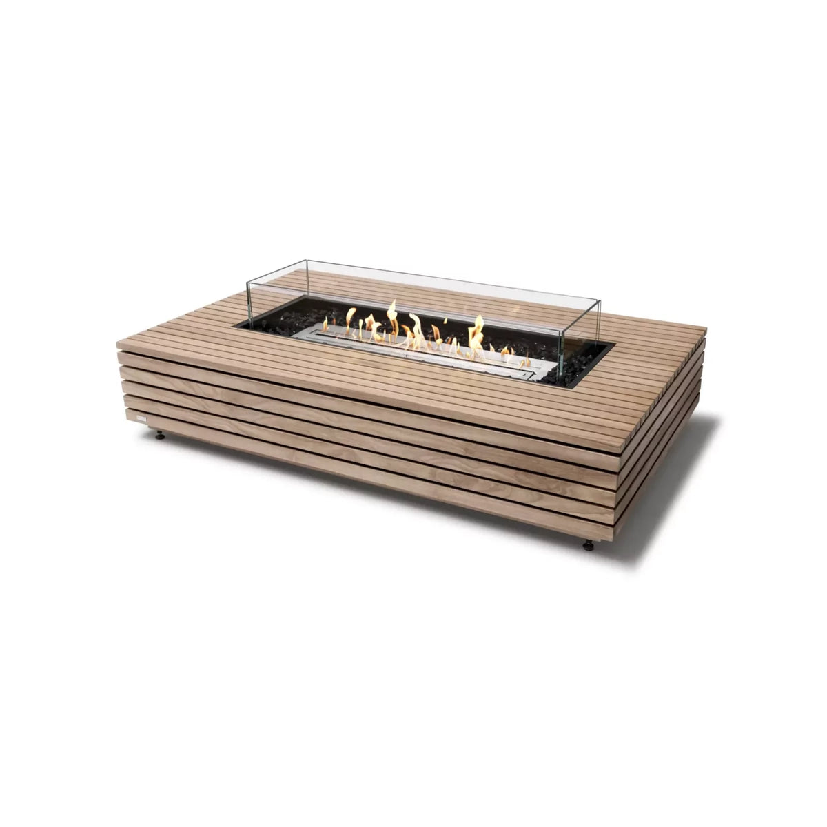 EcoSmart Fire Wharf 65 Fire Table – Teak