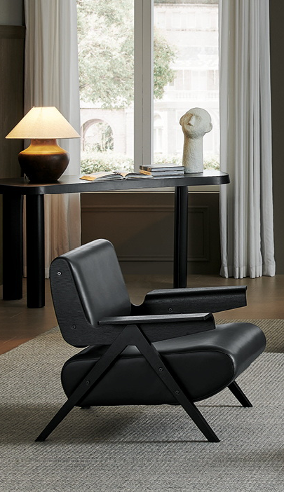 Hudson Leather Armchair, Cocolea, , ,