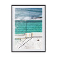 Bondi Pools 03 by Matt Johnson | Framed Art Print, Fine Print Co, 400 x 500 mm, Matt Photographic Paper, Black Frame