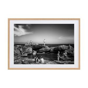 La Dolce Velly by Rosie English | Framed Art Print, Fine Print Co, 425 x 650 mm, Rag Paper, Scandi Frame