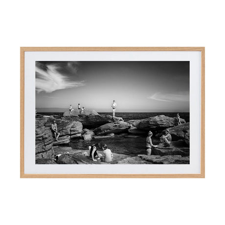 La Dolce Velly by Rosie English | Framed Art Print, Fine Print Co, 425 x 650 mm, Rag Paper, Scandi Frame