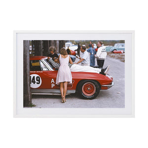 Bahamas Speed Week by Slim Aarons | Framed Photographic Print, Fine Print Co, 320 x 490 mm, Photographic Paper, White Frame
