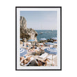 La Fontelina Days Part 1 by Francesca Owen | Framed Art Print, Fine Print Co, 500 x 760 mm, Photographic Paper, Black Frame