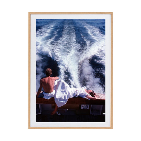 November 1976 Late Day White by Patrick Russell | Framed Art Print, Fine Print Co, 374 x 550 mm, Photo Paper with Mat Board, Scandi Frame