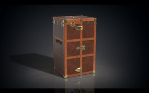 MG Dragon Carved Leather Wardrobe Trunk by Gordon Gu, MG Art collection at Cocolea