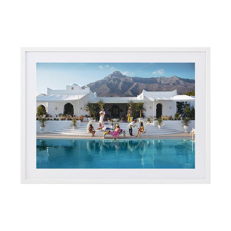 El Venero by Slim Aarons | Framed Photographic Print, Fine Print Co, 195 x 290 mm, Photographic Paper, White Frame