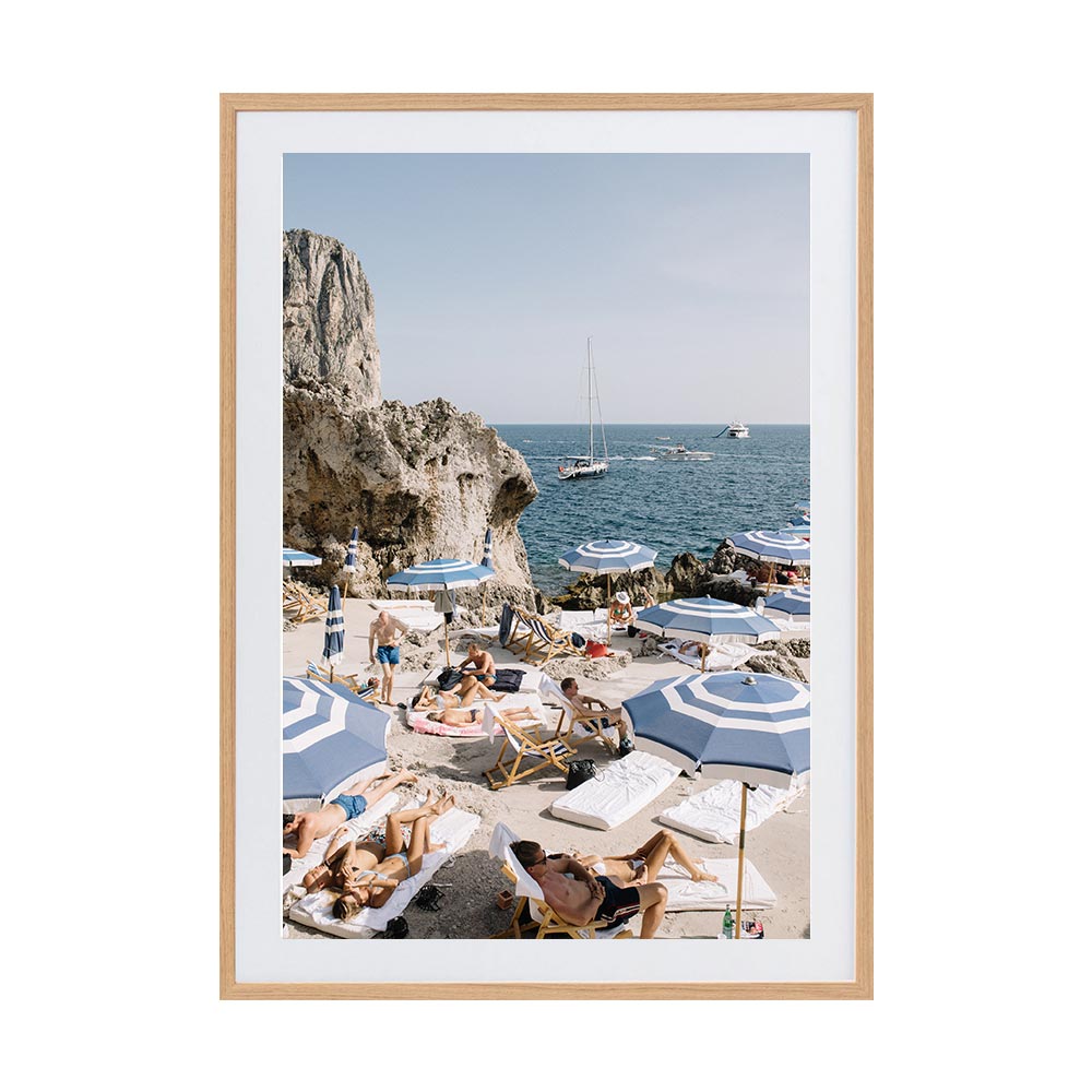 La Fontelina Days Part 1 by Francesca Owen | Framed Art Print, Fine Print Co, 500 x 760 mm, Photographic Paper, Scandi Frame
