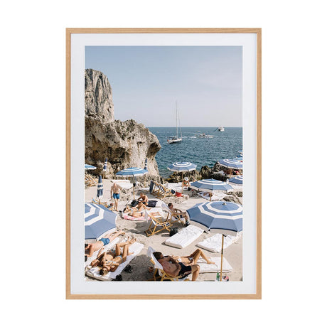 La Fontelina Days Part 1 by Francesca Owen | Framed Art Print, Fine Print Co, 500 x 760 mm, Photographic Paper, Scandi Frame