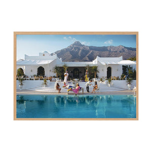 El Venero by Slim Aarons | Framed Photographic Print, Fine Print Co, 490 x 730 mm, Canvas, Scandi Frame