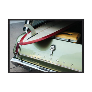 Car Three by Matt Johnson | Framed Art Print, Fine Print Co, 500 x 760 mm, Canvas, Black Frame