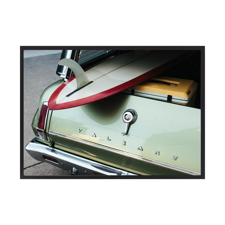 Car Three by Matt Johnson | Framed Art Print, Fine Print Co, 500 x 760 mm, Canvas, Black Frame