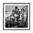 Off the Rails 01 by Rosie English | Framed Art Print, Fine Print Co, 560 x 560 mm, Rag Paper, Black Frame
