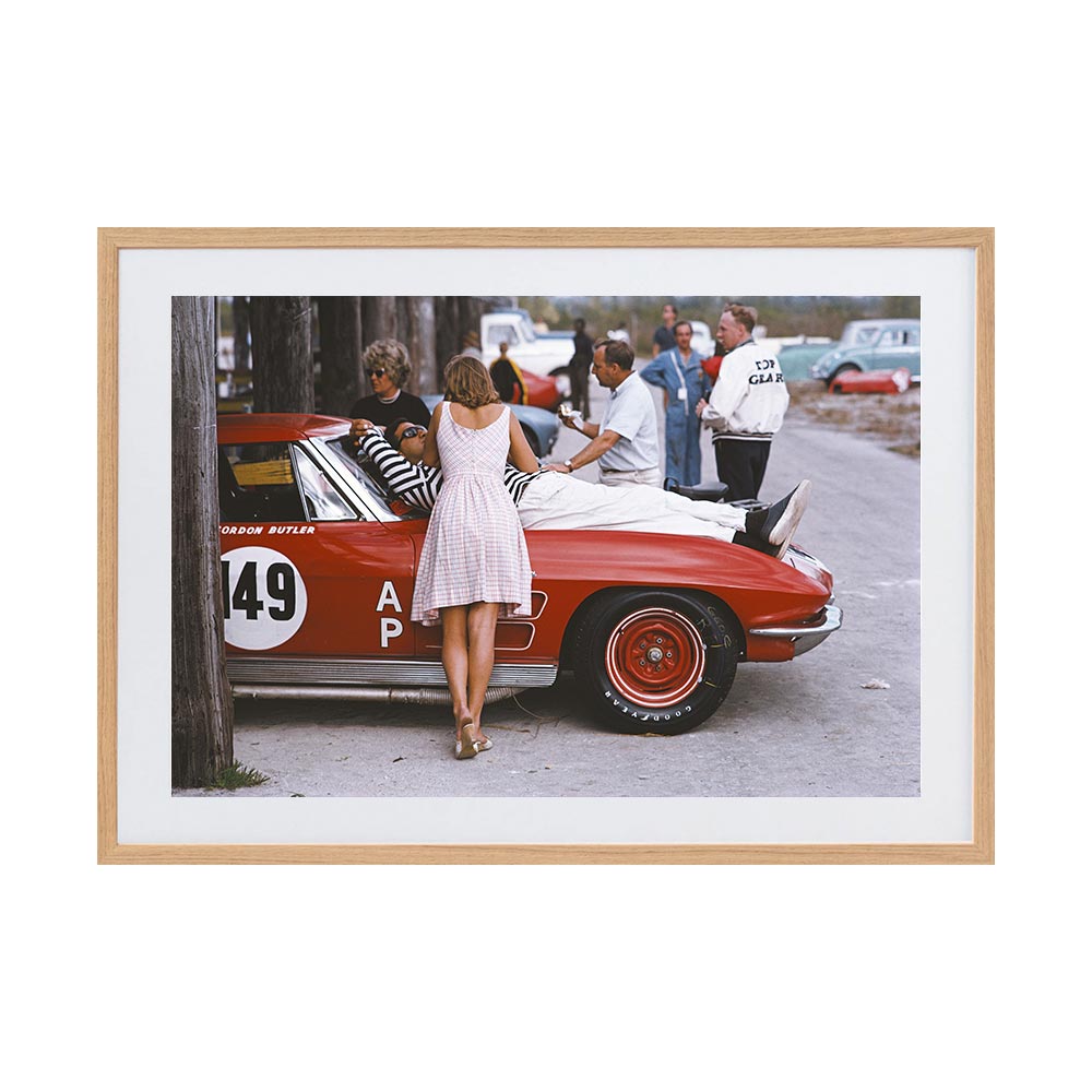 Bahamas Speed Week by Slim Aarons | Framed Photographic Print, Fine Print Co, 320 x 490 mm, Photographic Paper, Scandi Frame