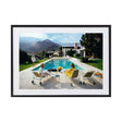 Poolside Gossip by Slim Aarons | Framed Photographic Print, Fine Print Co, 195 x 290 mm, Photographic Paper, Black Frame