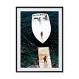 Speedboat Landing by Slim Aarons | Framed Photographic Print, Fine Print Co, 195 x 290 mm, Photographic Paper, Black Frame