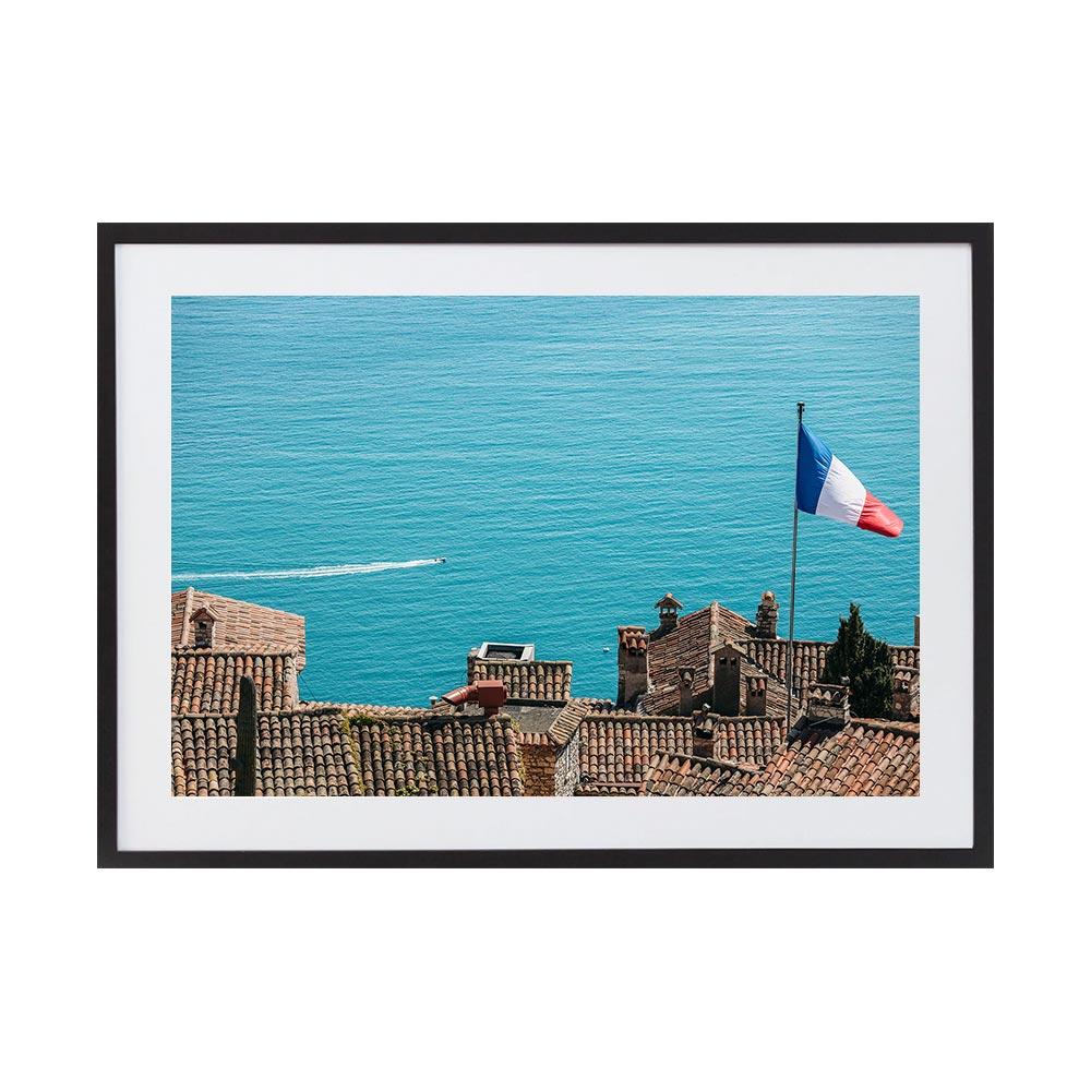Riviera Racing by Carla and Joel | Framed Art Print, Fine Print Co, 500 x 760 mm, Photographic Paper, Black Frame