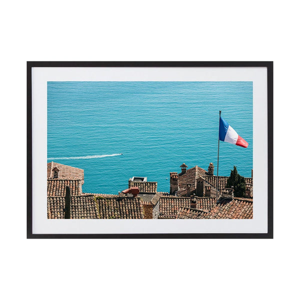 Riviera Racing by Carla and Joel | Framed Art Print, Fine Print Co, 500 x 760 mm, Photographic Paper, Black Frame