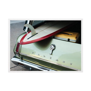 Car Three by Matt Johnson | Framed Art Print, Fine Print Co, 500 x 760 mm, Canvas, White Frame