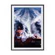 November 1976 Late Day White by Patrick Russell | Framed Art Print, Fine Print Co, 374 x 550 mm, Photo Paper with Mat Board, Black Frame
