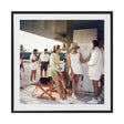 Tennis in the Bahamas by Slim Aarons | Framed Photographic Print, Fine Print Co, 290 x 290 mm, Photographic Paper, Black Frame