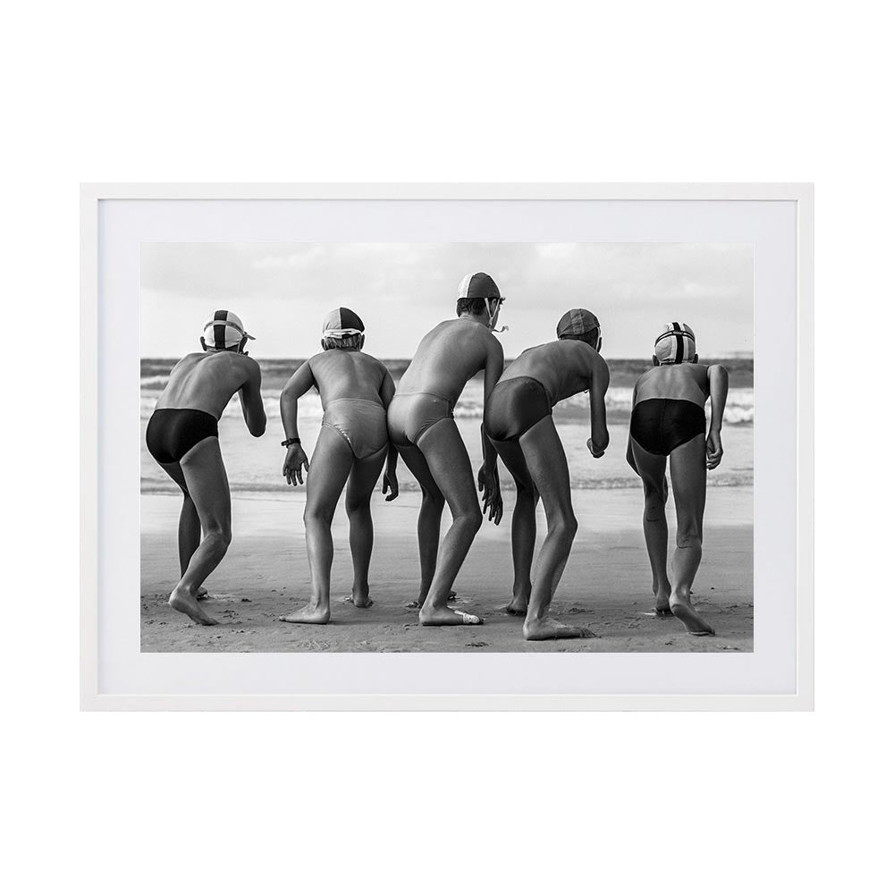 Ready Set Go by Tony Potts | Framed Art Print, Fine Print Co, 500 x 760 mm, Photographic Paper, White Frame