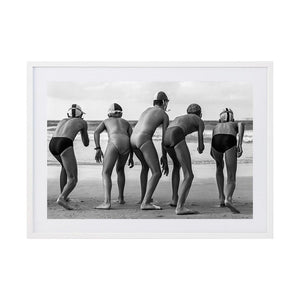 Ready Set Go by Tony Potts | Framed Art Print, Fine Print Co, 500 x 760 mm, Photographic Paper, White Frame