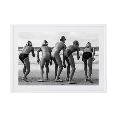 Ready Set Go by Tony Potts | Framed Art Print, Fine Print Co, 500 x 760 mm, Photographic Paper, White Frame