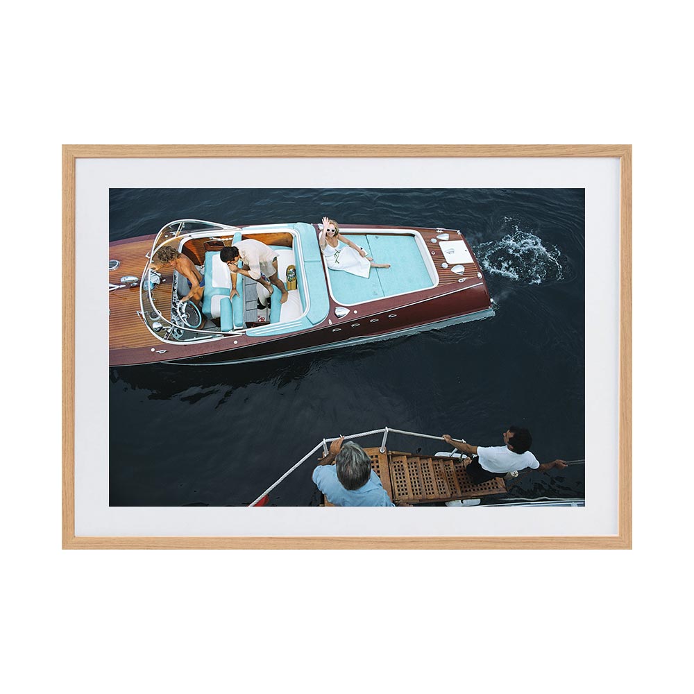 Monte Carlo by Slim Aarons | Framed Photographic Print, Fine Print Co, 320 x 490 mm, Photographic Paper, Scandi Frame