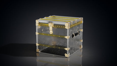 MG Glacier Crystal Trunk Side Table by Gordon Gu, MG Art collection at Cocolea