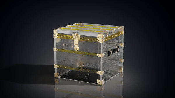 MG Glacier Crystal Trunk Side Table