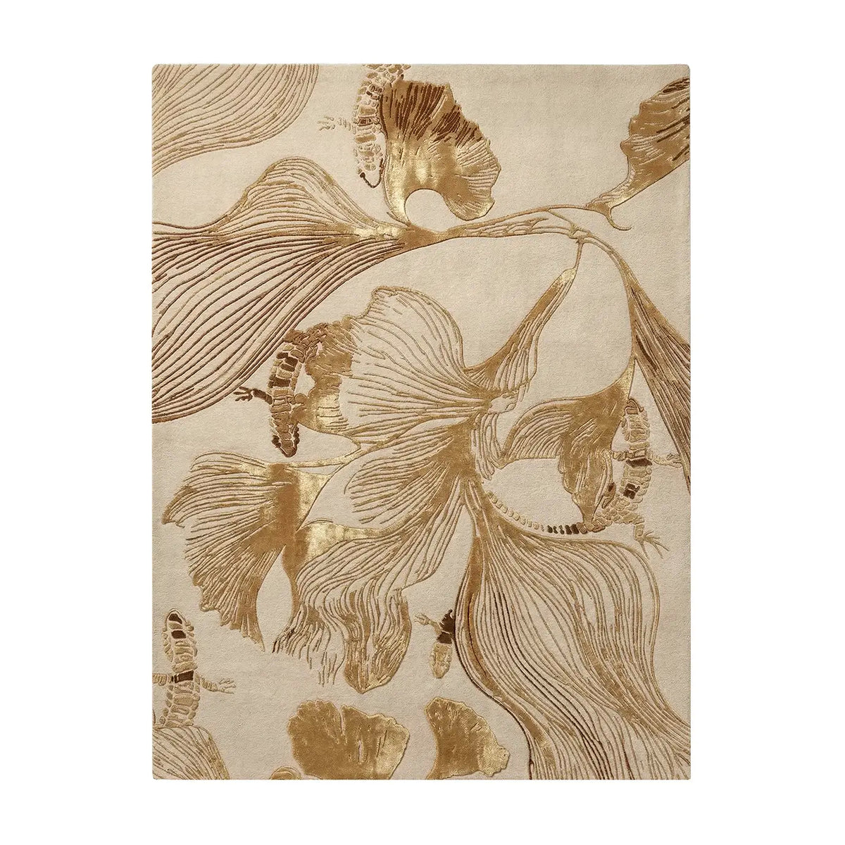 Flora Golden Rug by KOKET