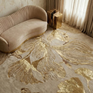 Flora Golden Rug by KOKET – view 4
