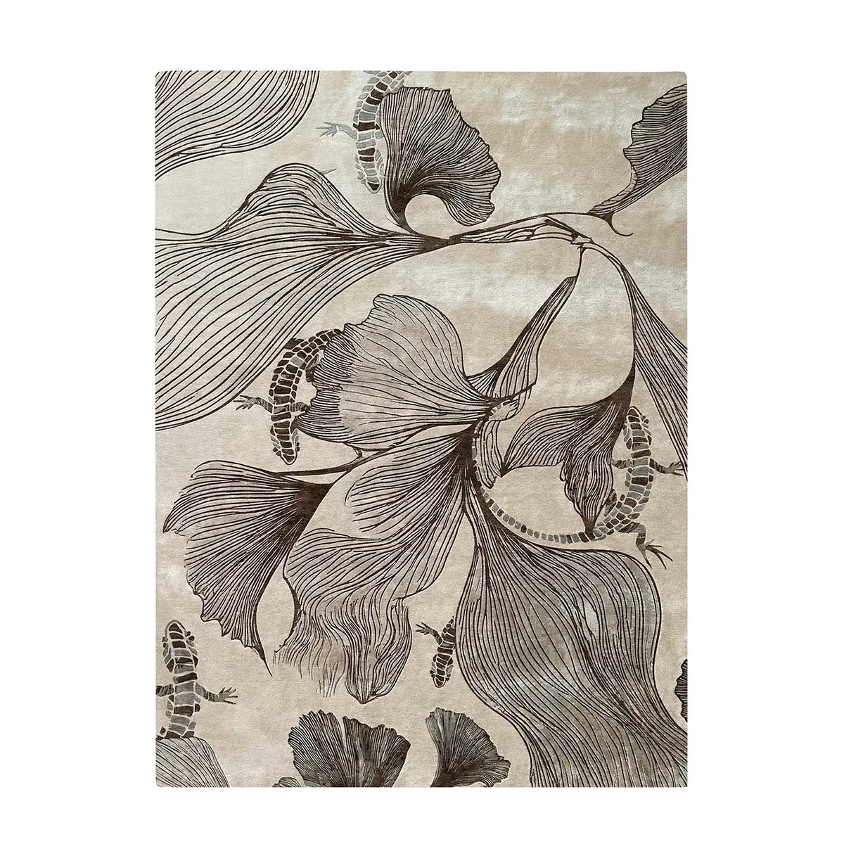 Flora Grey Rug by KOKET