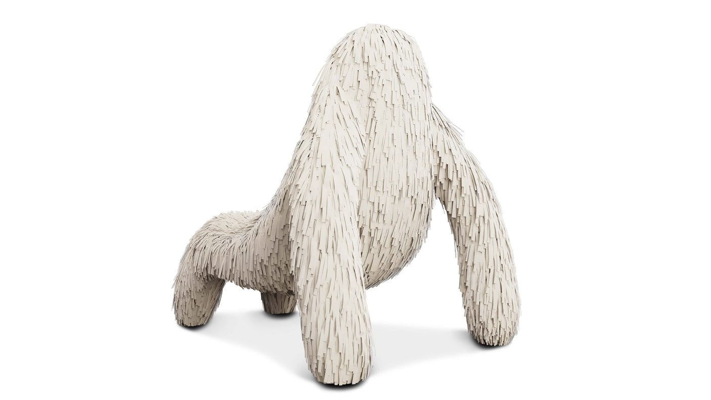 Gorilla Chair Ivory Chair Cocolea