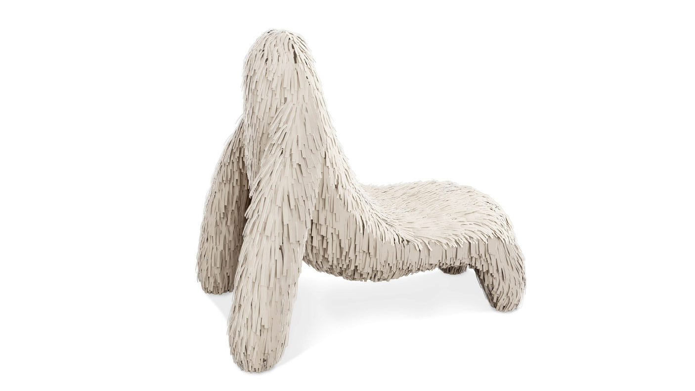 Gorilla Chair Ivory Chair Cocolea