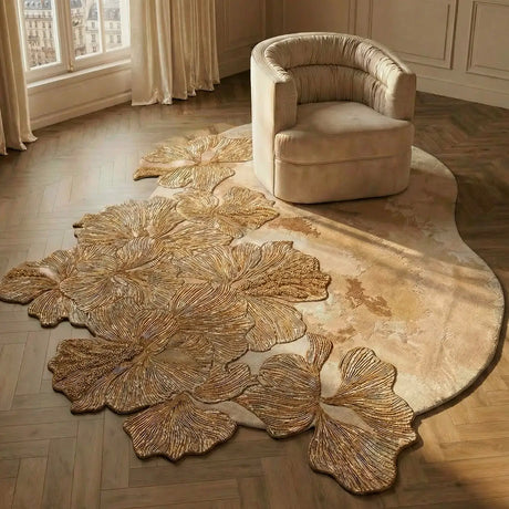 Hibiscus Bronze Oval Rug by KOKET – view 2
