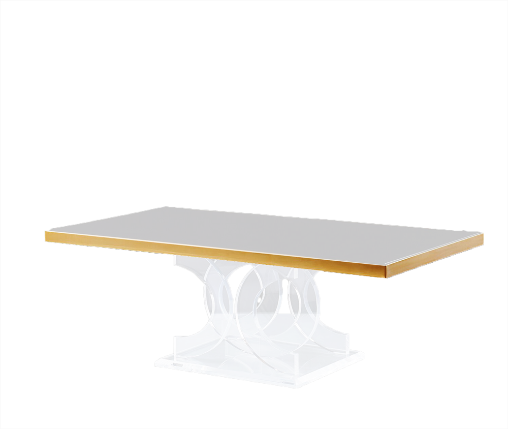 Inflinty Lucite Acrylic Console Side Board Table - CUSTOMISE, Cocolea, , ,