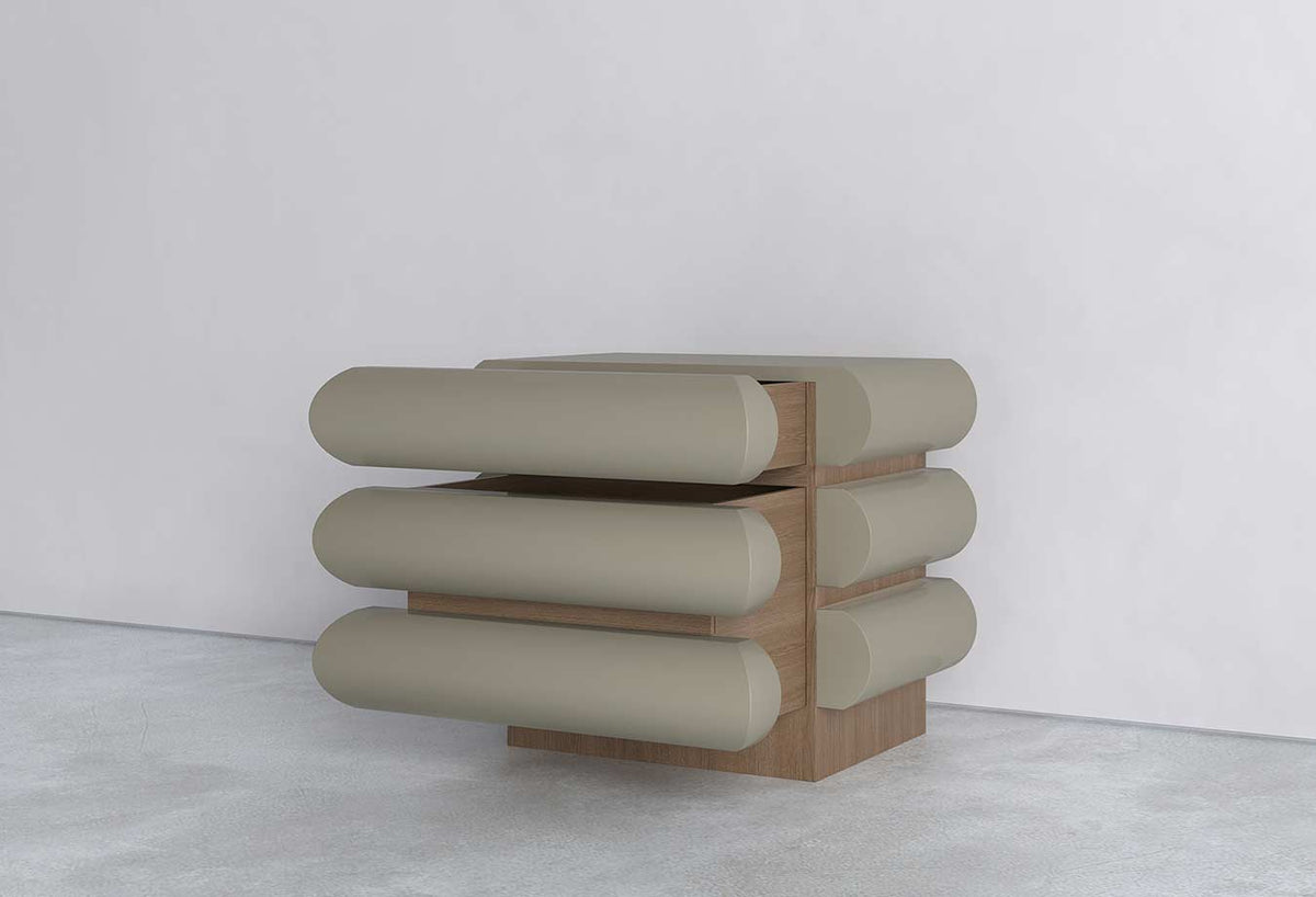 Oakley Bedside Table by kwerk, Australian made luxury bedside table, Cocolea