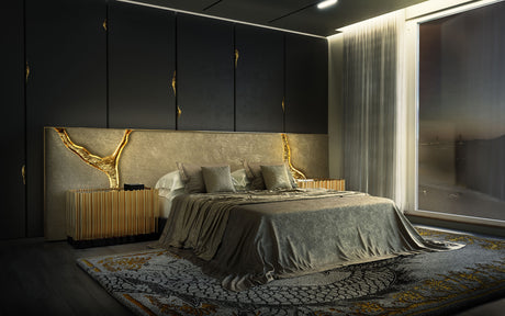 Lapiaz Head Board - Black & White or Customise