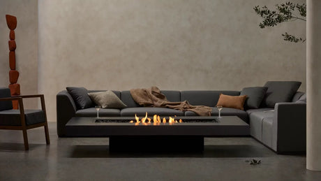 EcoSmart Fire Gin 90 Chat Fire Table – lifestyle