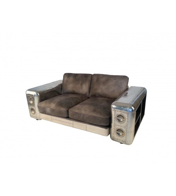 Maverick Aluminium Aviator Spitfire Lounge with in-built storage - 3 seat, Cocolea, , ,
