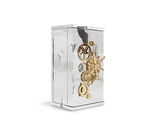 Millionaire Silver Cigar Luxury Safe by Boca do Lobo – view 2