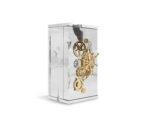 Millionaire Silver Cigar Luxury Safe by Boca do Lobo – view 2