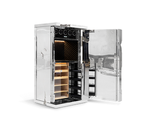 Millionaire Silver Cigar Luxury Safe by Boca do Lobo – view 4